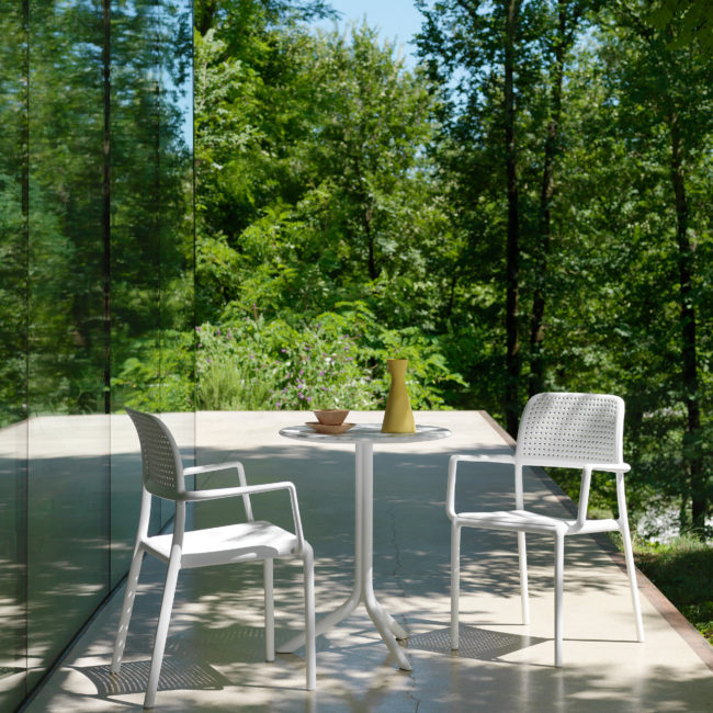 Nardi - Step tavolo e sedie bianco